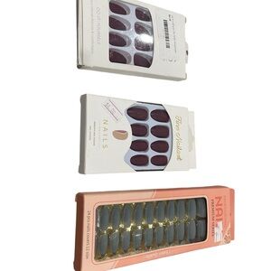 Press on nails- 3 sets